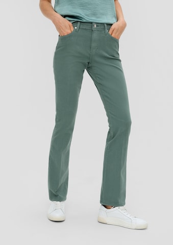 s.Oliver Slimfit Jeans 'Beverly' in Groen