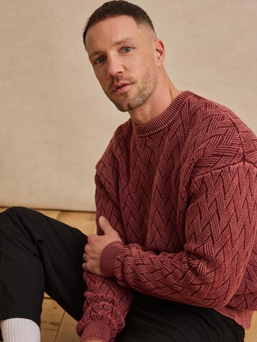 Pull-over 'Sören' DAN FOX APPAREL en rouge