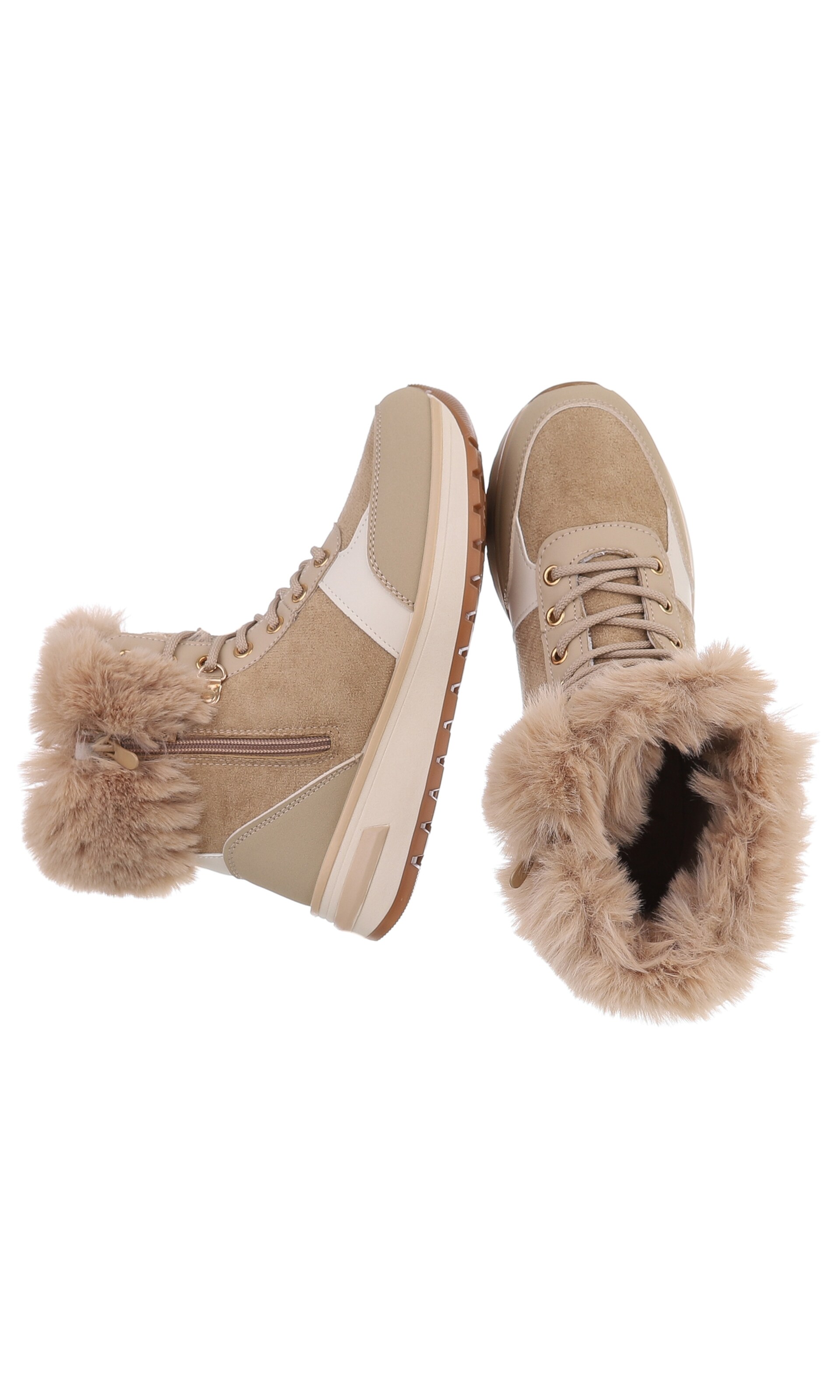 Ital-Design Stiefelette in Braun