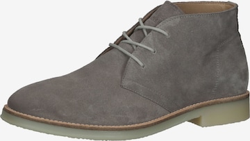 SANSIBAR Lace-Up Boots in Grey: front