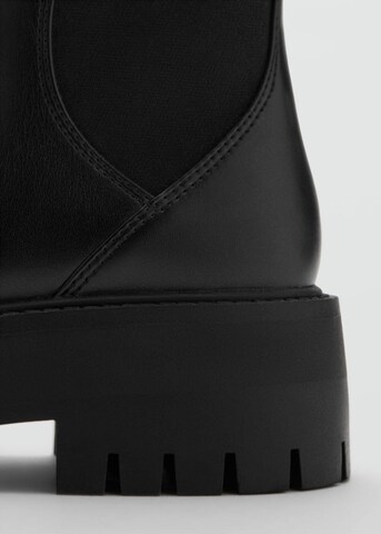 MANGO Boots 'Kondor' in Black