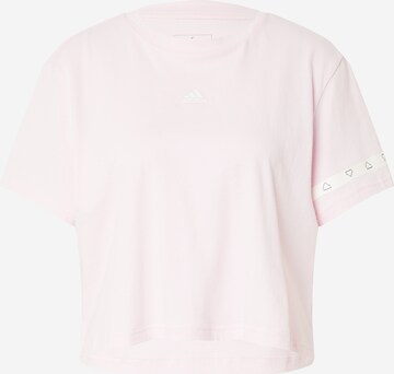 T-shirt fonctionnel ADIDAS SPORTSWEAR en rose : devant