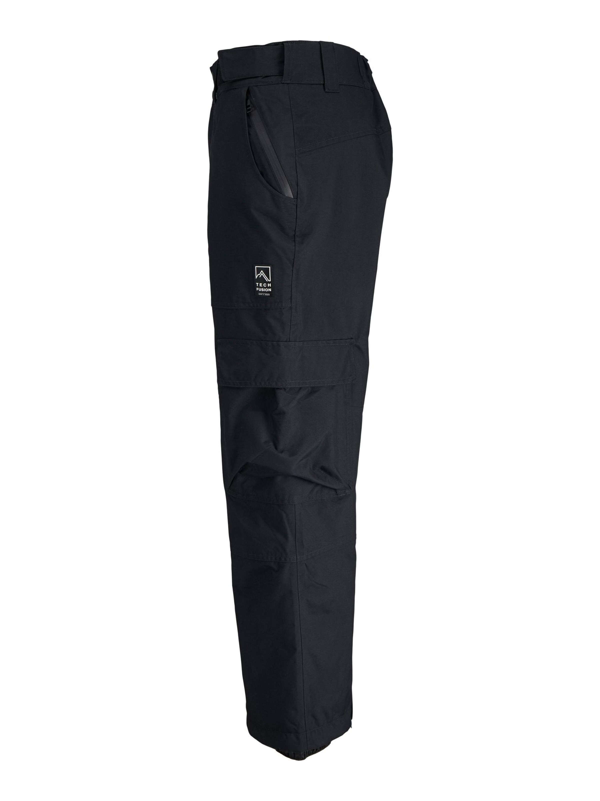 JACK & JONES - Loosefit Pantalón de montaña en negro