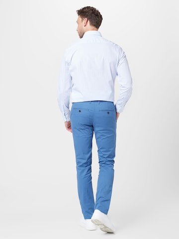 TOMMY HILFIGER Regularen Chino hlače 'Bleecker' | modra barva