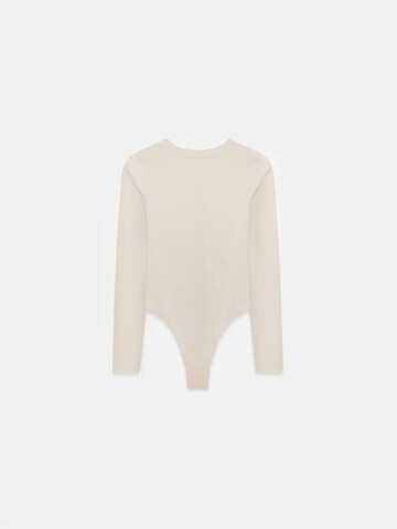 Body a maglietta di Dilvin in beige