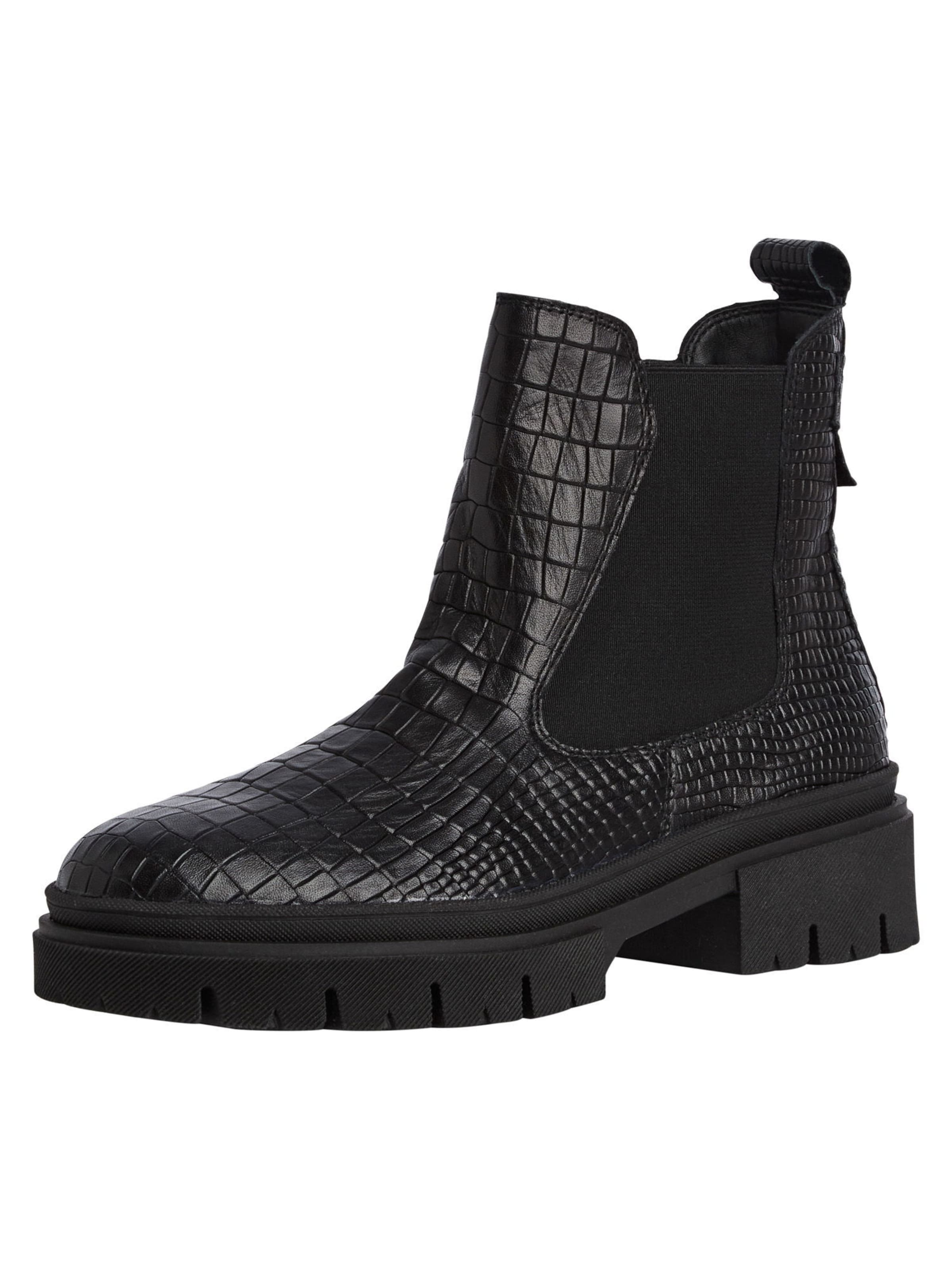 Tamaris Chelsea boots in Zwart: voorkant