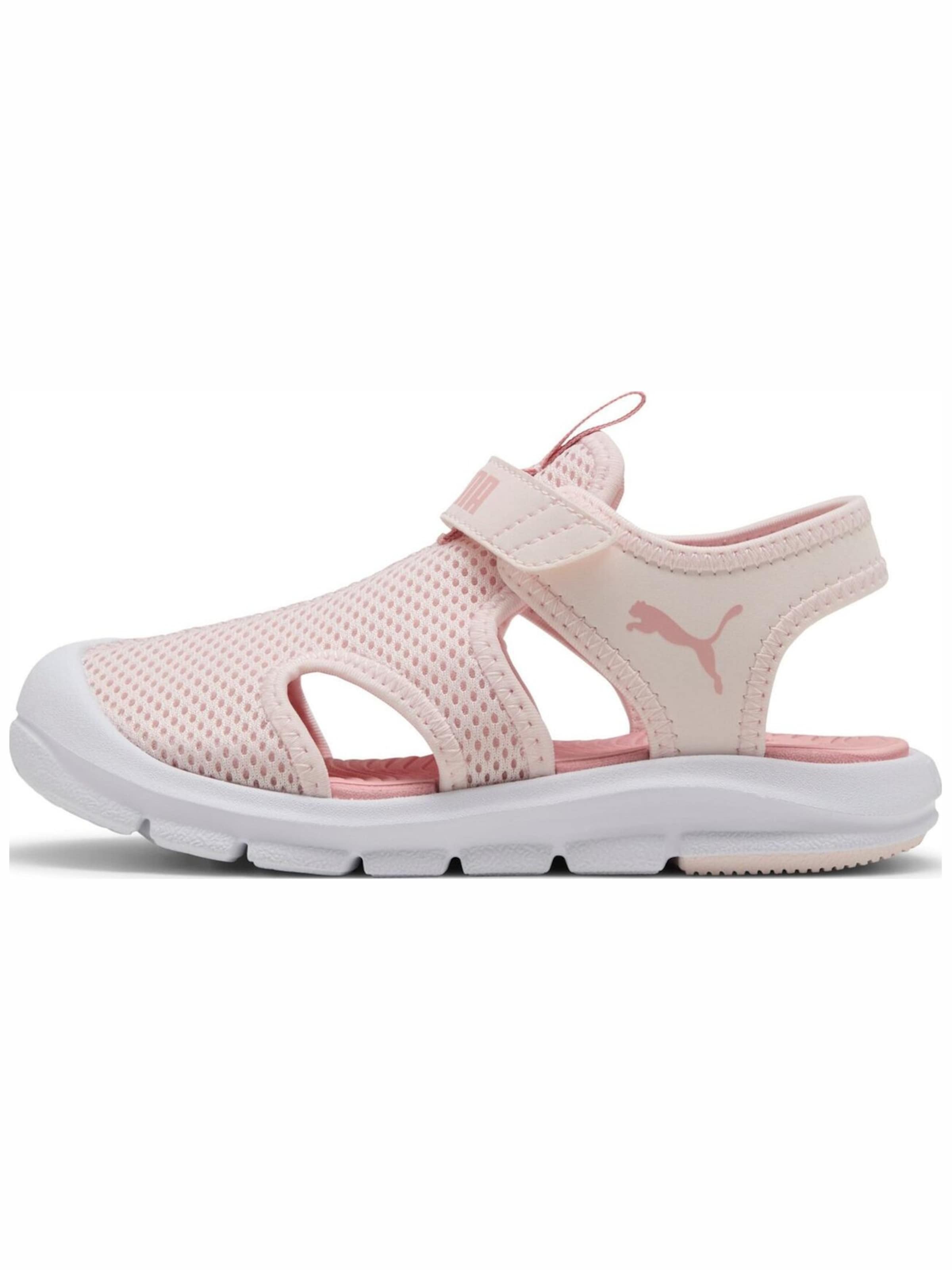 Calzatura aperta 'Puma Fun Racer Sandal Mesh V Ps' di PUMA in rosa: frontale