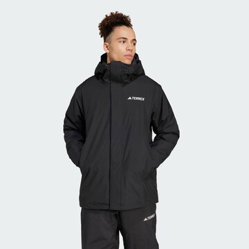 ADIDAS TERREX Outdoorjas in Zwart: voorkant