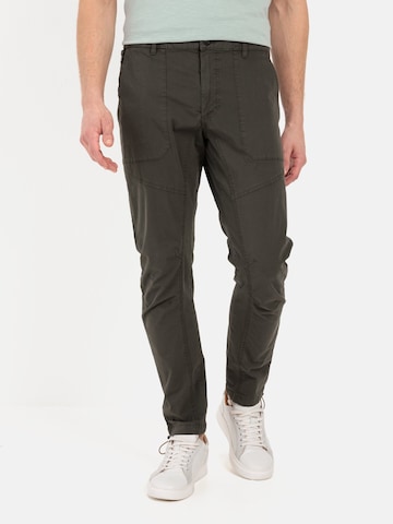 CAMEL ACTIVE Tapered Chinohose in Grün: predná strana