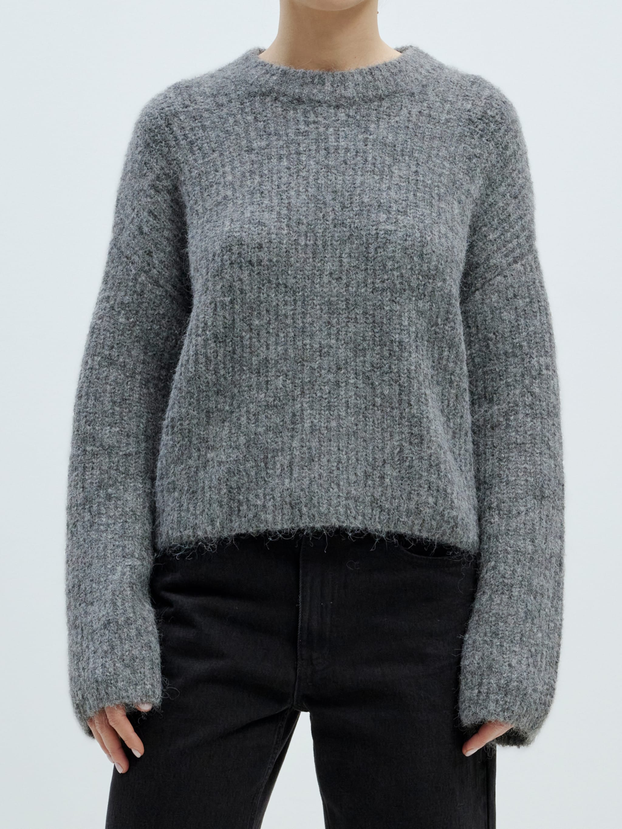 EDITED Produkte Pullover 'Salome' - graumeliert