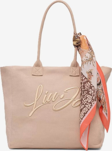 Borsa da spiaggia di Liu Jo in arancione: frontale