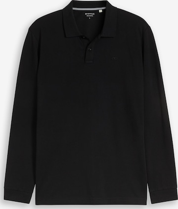 TOM TAILOR Poloshirt in Schwarz: Vorderseite