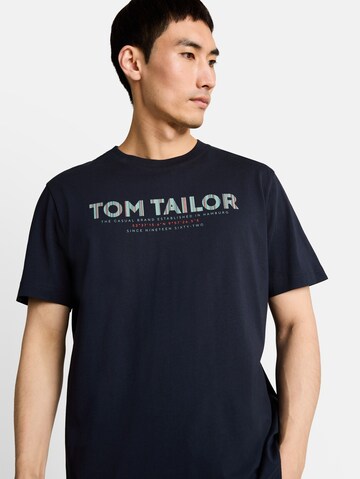 T-Shirt TOM TAILOR en bleu