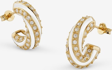 GUESS Earrings 'Le Mirage' in White: front