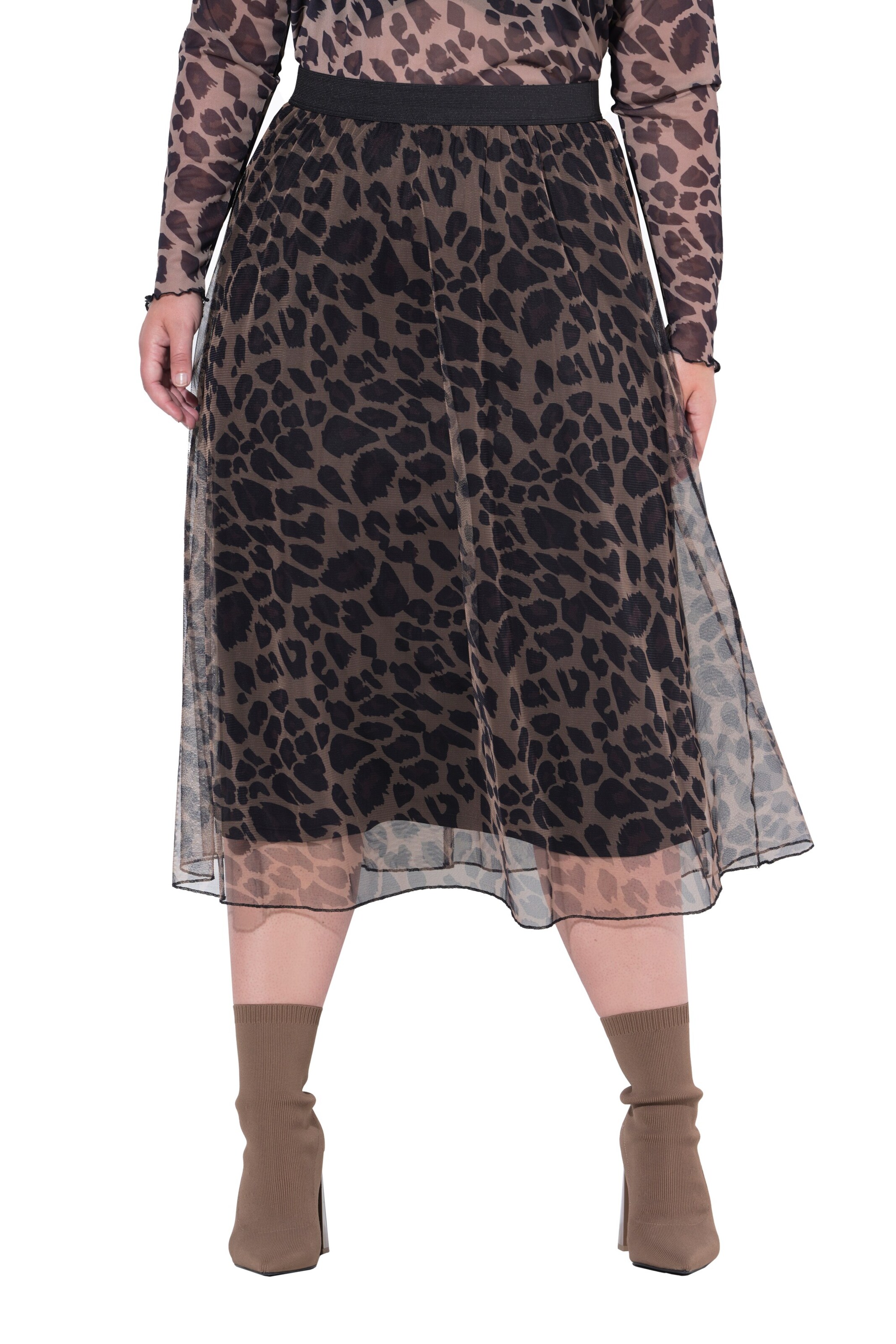 MIAMODA Rok in Zwart: voorkant