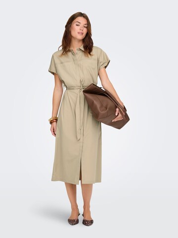 ONLY Shirt dress 'ONLTanny' in Beige: front