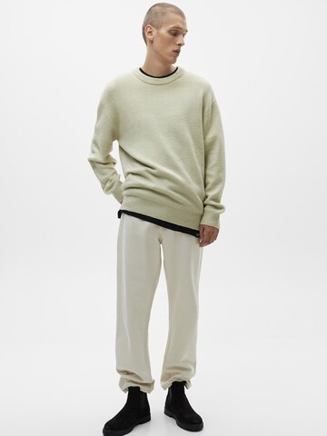 Pull&Bear Sweter w kolorze zielony