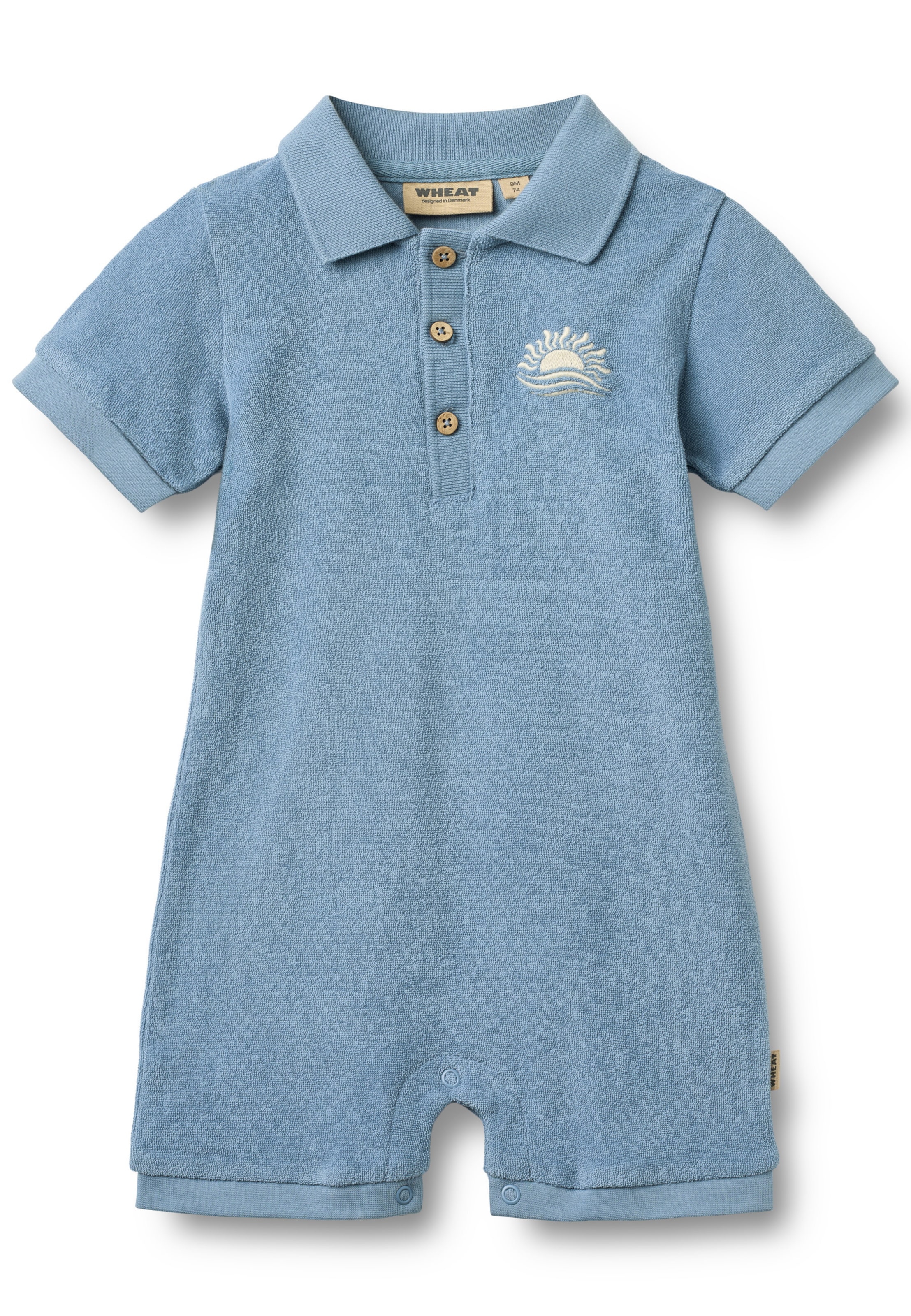 WHEAT - Mono 'Sully' en azul: frente