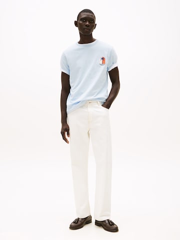 TOMMY HILFIGER Shirt 'PALM TREE' in Blue