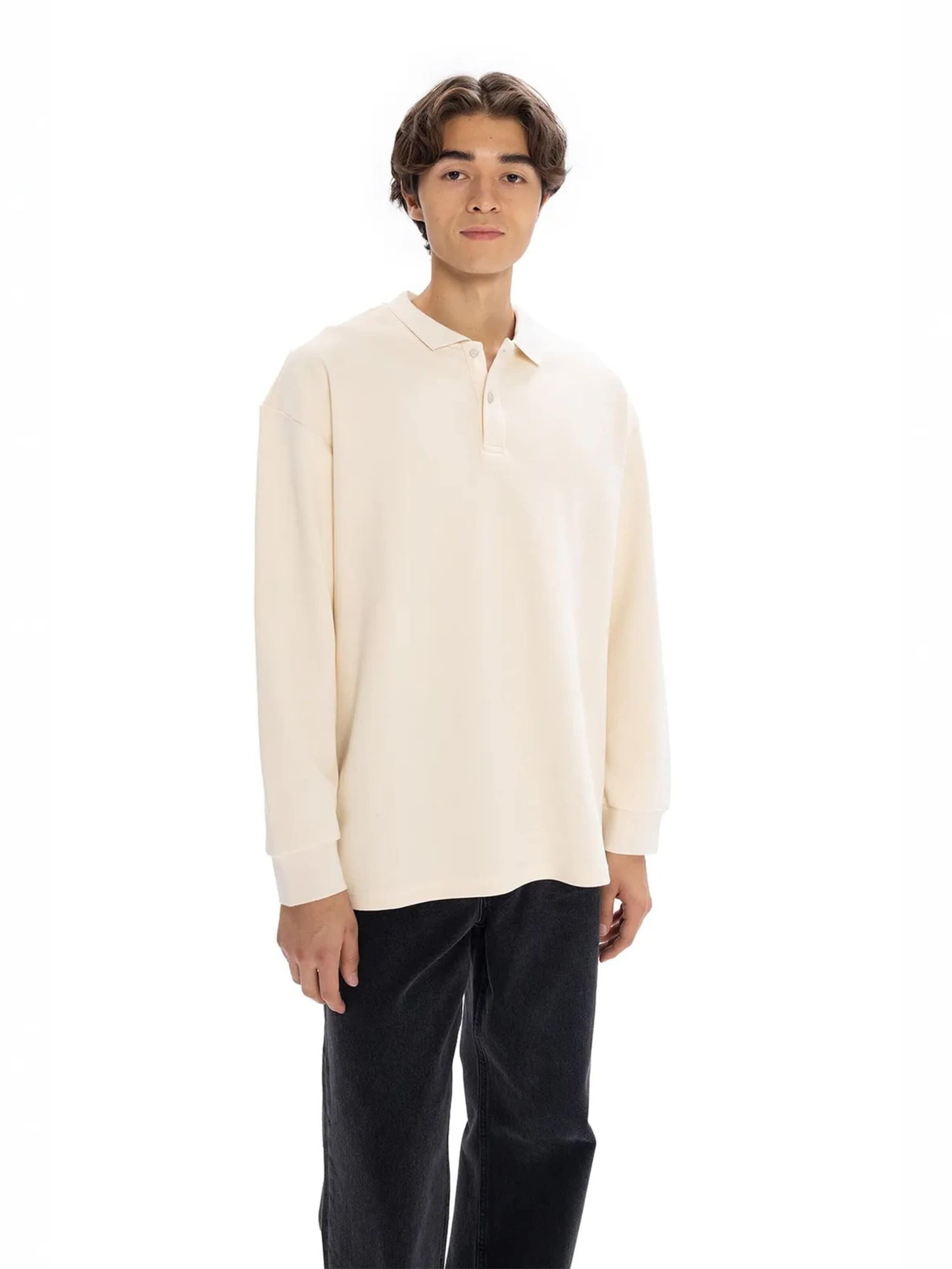 Giesto Shirt in Beige: voorkant