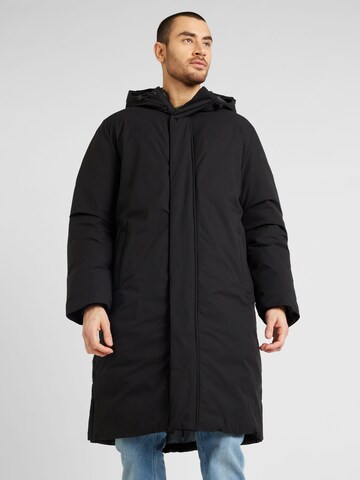 Manteau mi-saison 'David' MUSTANG en noir : devant