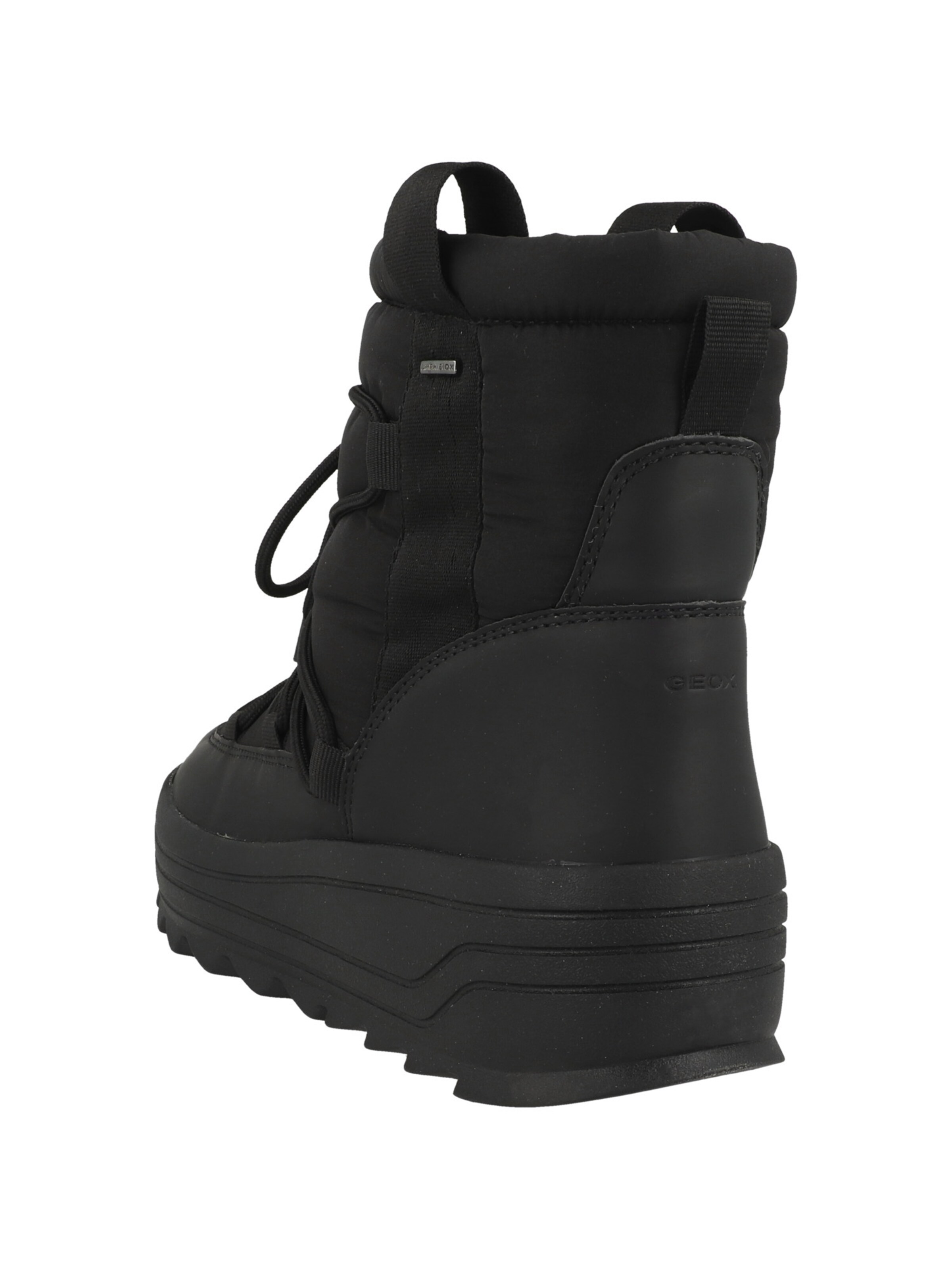 GEOX Сапоги на шнуровке в Черный