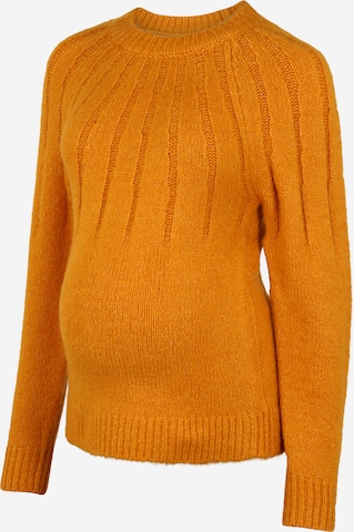 MAMALICIOUS Sweater in Yellow: front