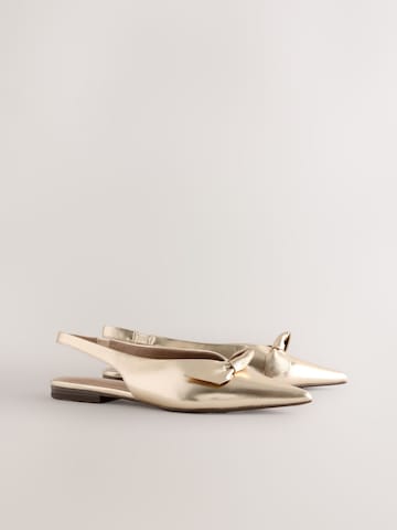 Next - Zapatos destalonado 'Forever Comfort' en oro