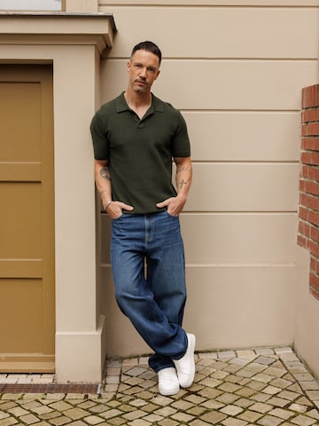 DAN FOX APPAREL Shirt 'Tristan' in Green