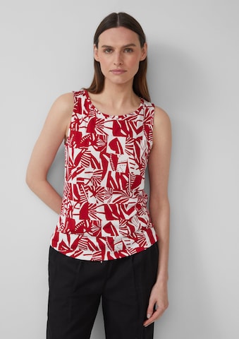 s.Oliver Top in Rot: Vorderseite