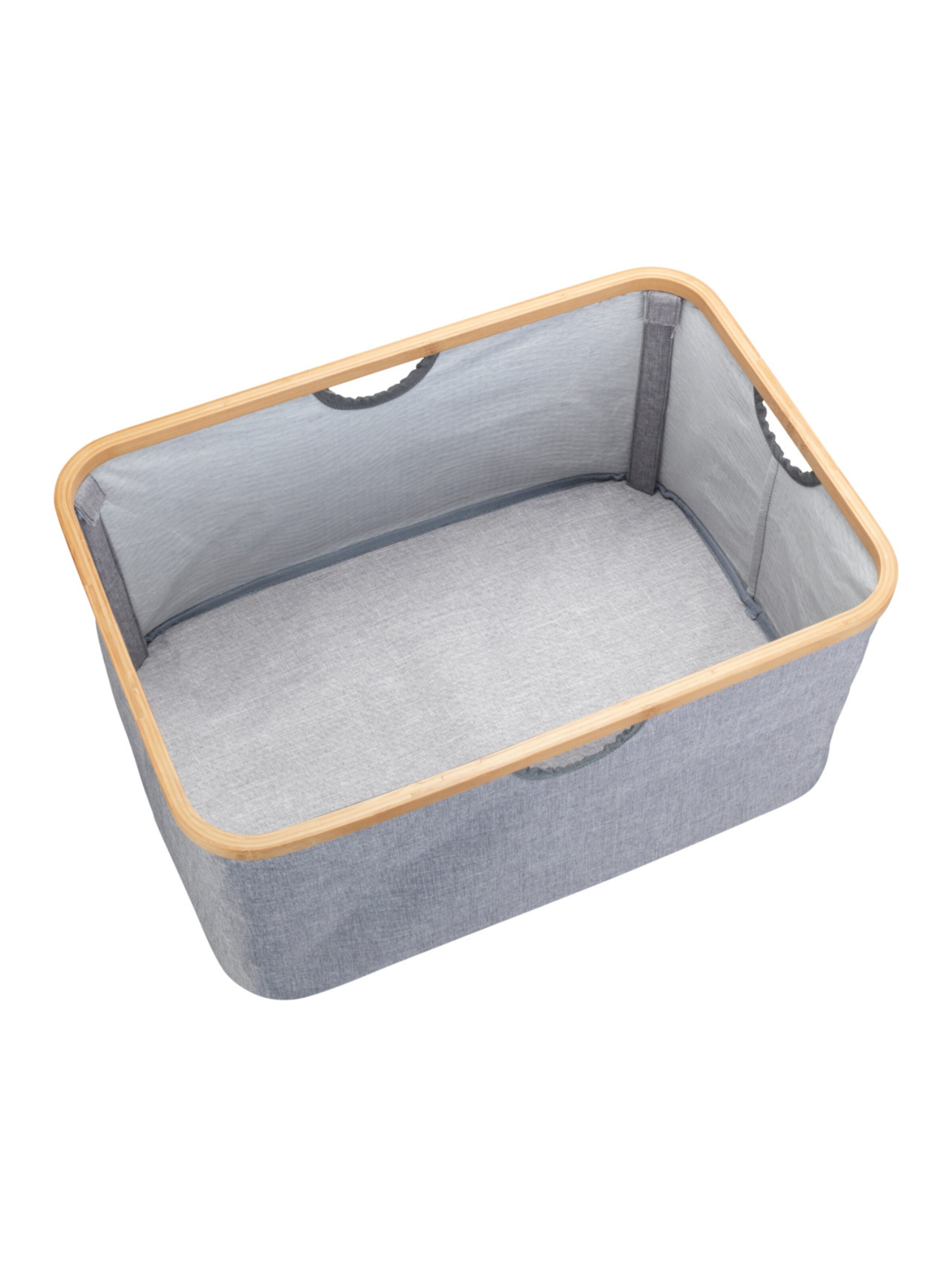 Wenko Laundry Basket 'Bahari' in Grey
