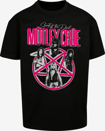 Merchcode Shirt 'Motley Crue - Vintage Shout At The Devil' in Black: front