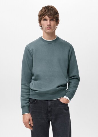 MANGO MAN Sweatshirt 'Nola' in Blue: front