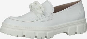 Paul Green Classic Flats 'Major' in White: front