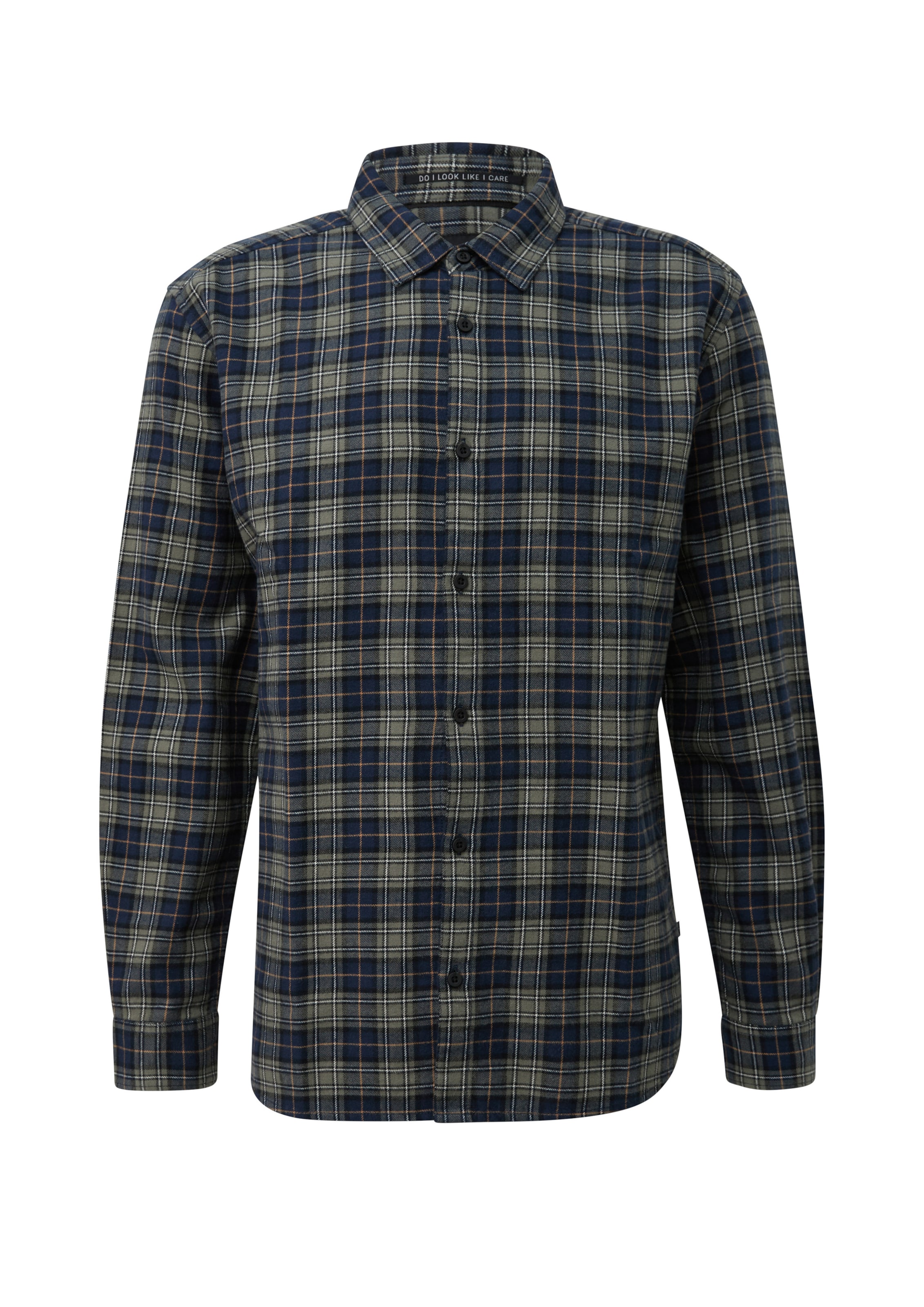Coupe regular Chemise QS en bleu : devant