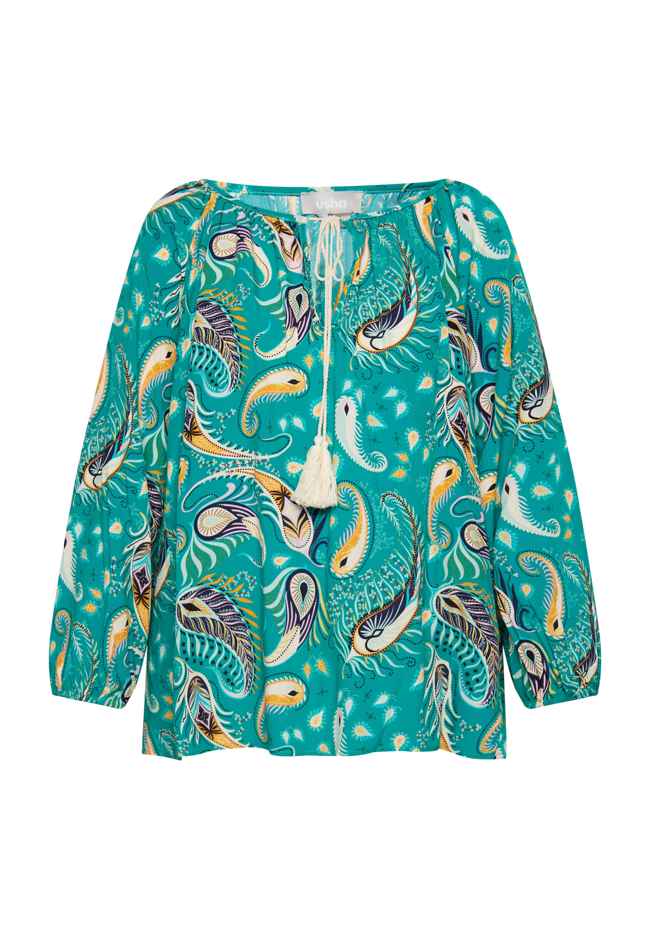 Usha Blúz - zöld: elől