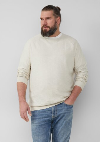 s.Oliver Trui in Beige: voorkant