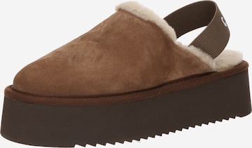 Chaussure basse Copenhagen Studios en marron : devant