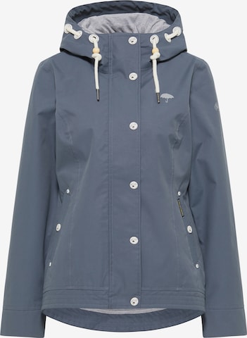 Schmuddelwedda Between-Season Jacket in Blue: front