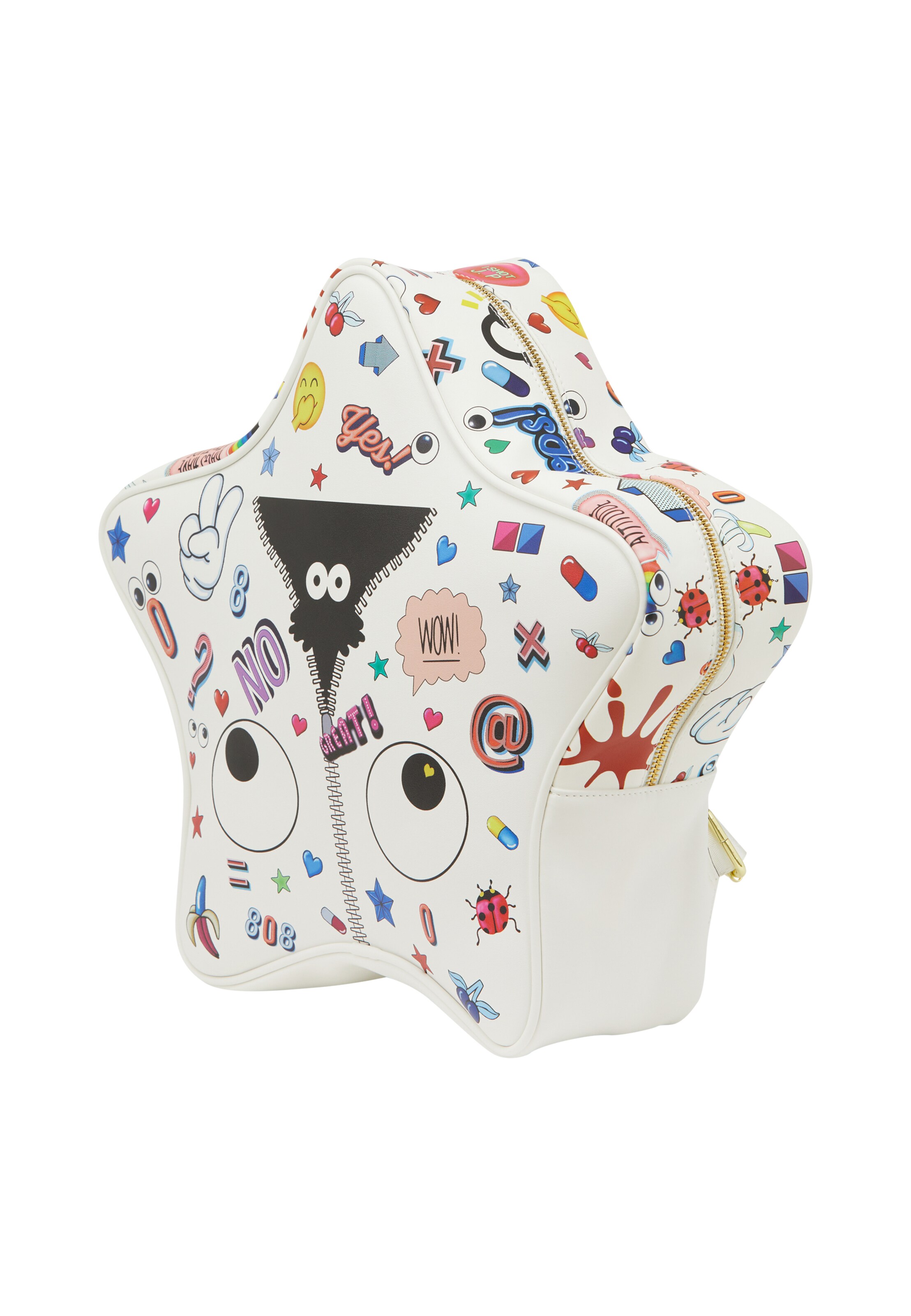 MYMO Batoh 'Pop Eyetheme' - Biela