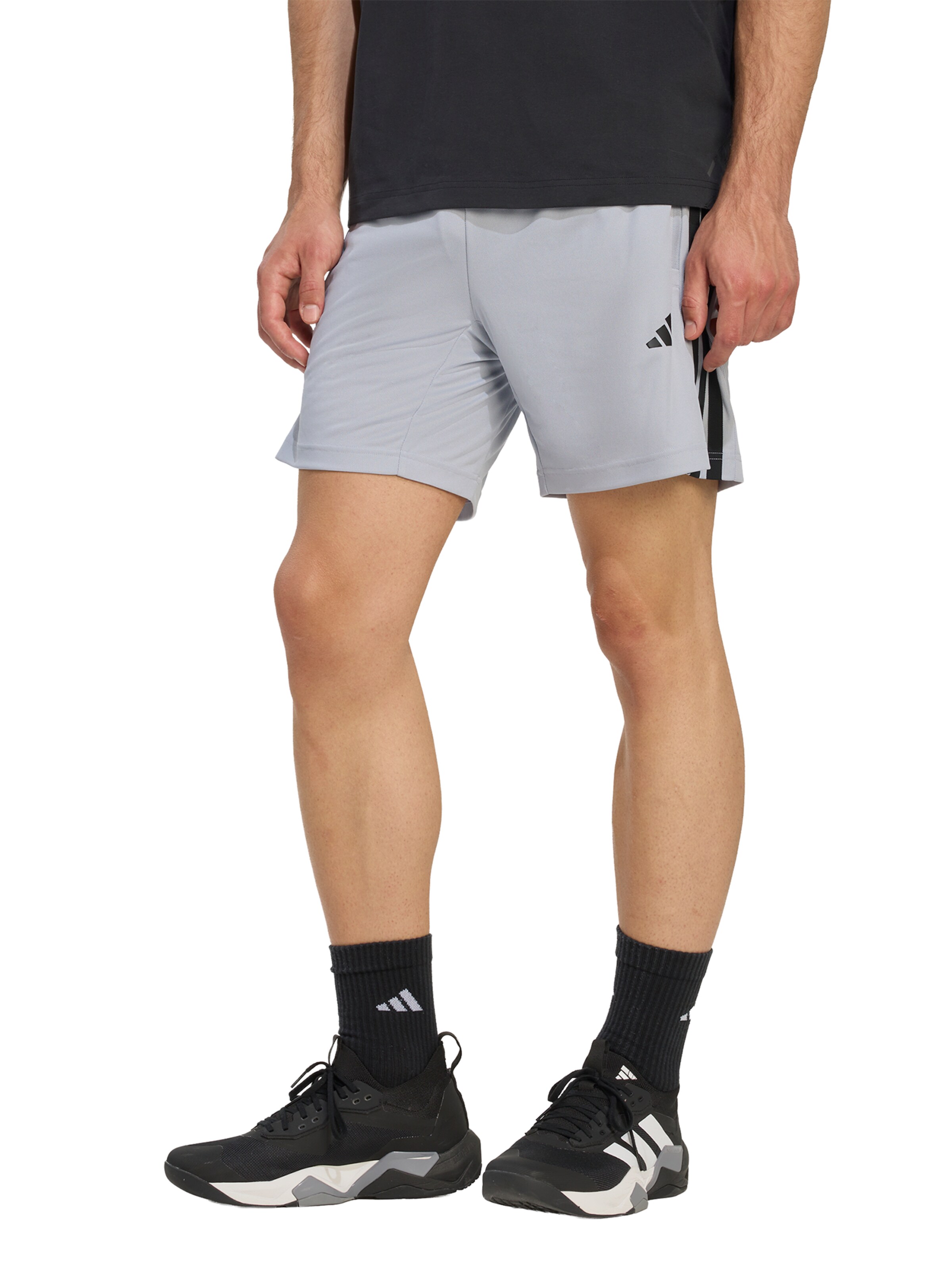 Regular Pantalon de sport 'WE BAS 3SPQ' ADIDAS PERFORMANCE en gris : devant