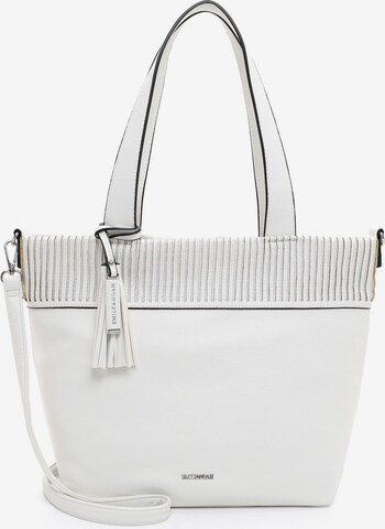 Shopper 'Brigitte' di Emily & Noah in bianco: frontale