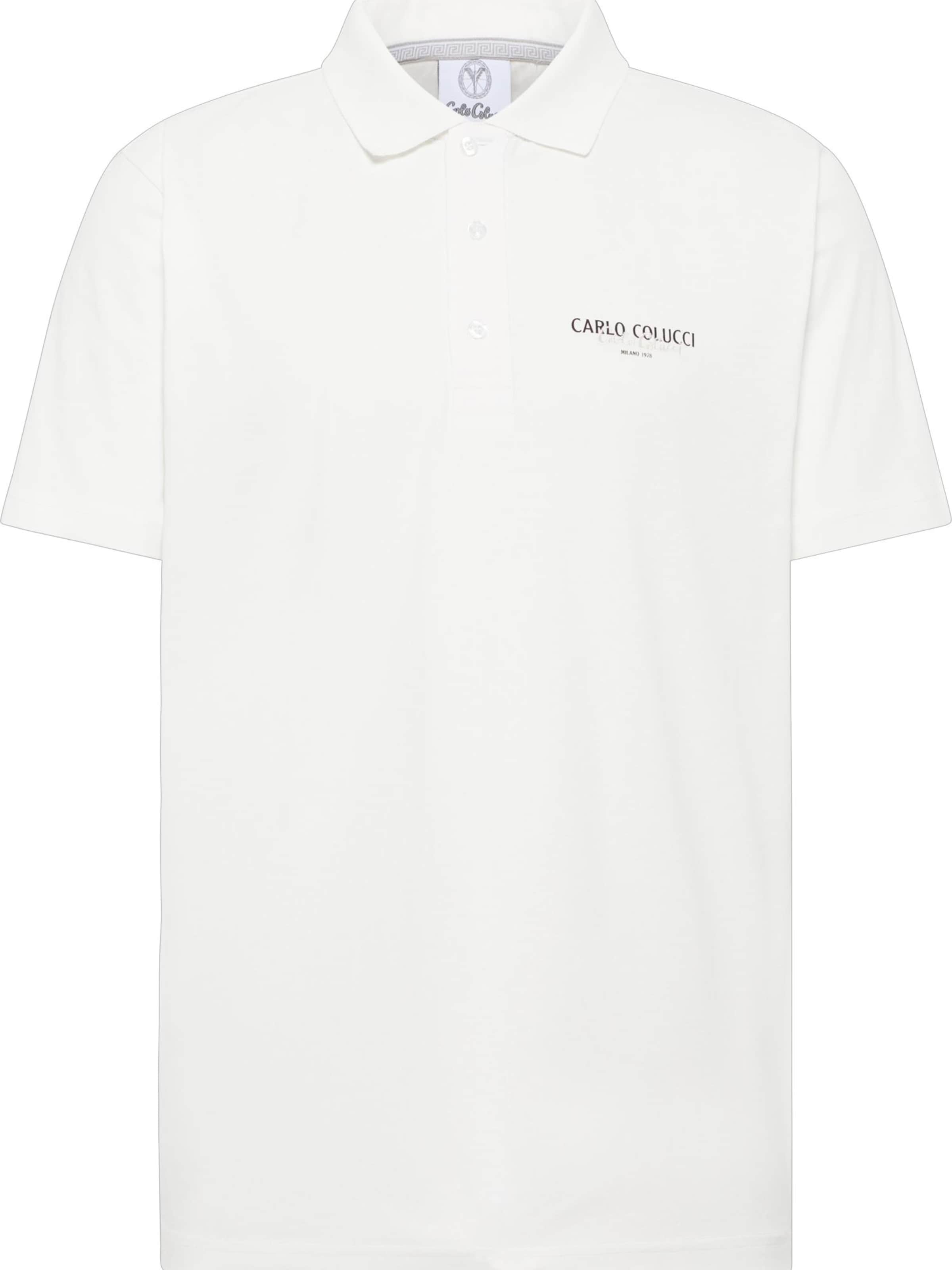 T-Shirt 'De Santis' Carlo Colucci en blanc : devant