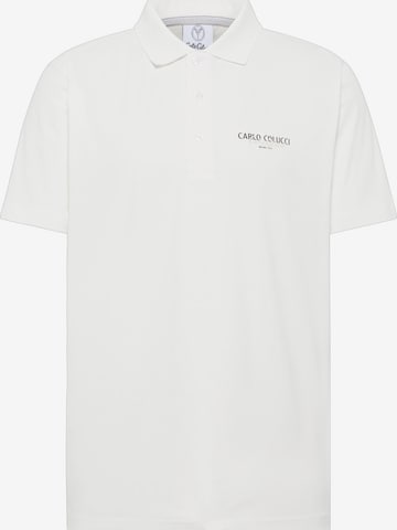 Carlo Colucci Shirt 'De Santis' in Wit: voorkant