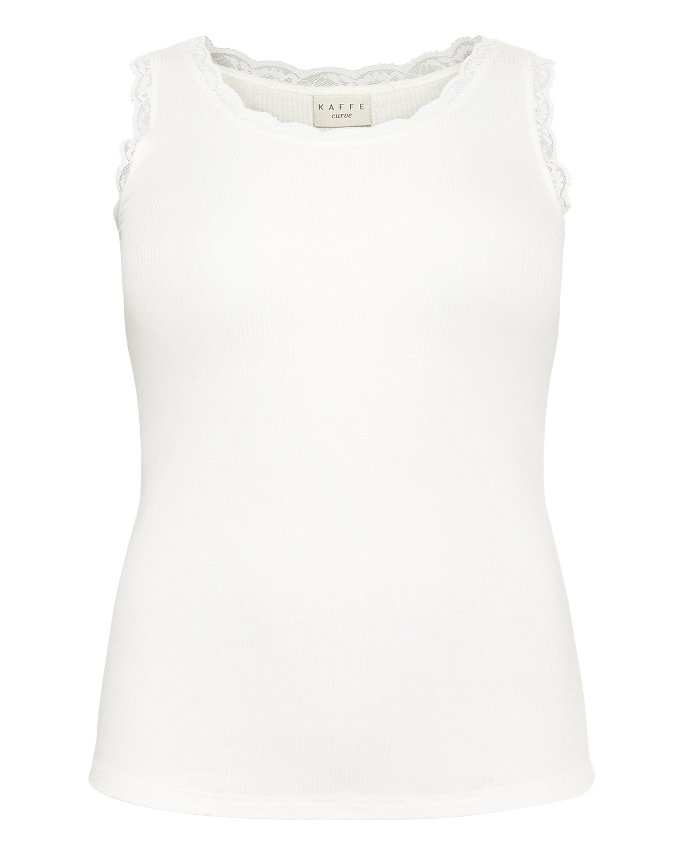 KAFFE CURVE Topp 'KComia' i naturvit, Produktvy