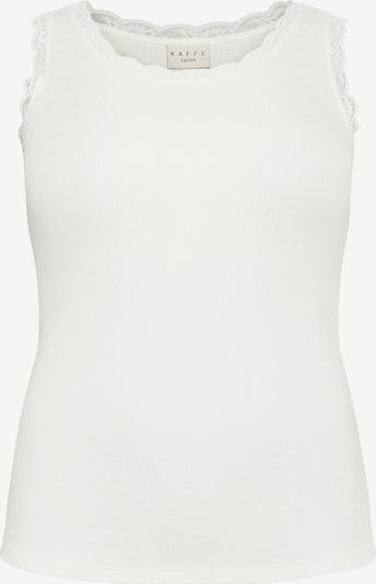 Palaidinė be rankovių 'KComia' iš KAFFE CURVE, spalva – natūrali balta, Prekių apžvalga