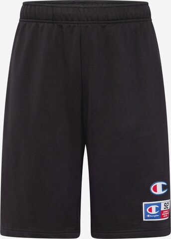 Loosefit Pantaloni di Champion Authentic Athletic Apparel in nero: frontale