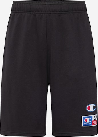 Loosefit Pantalon Champion Authentic Athletic Apparel en noir : devant