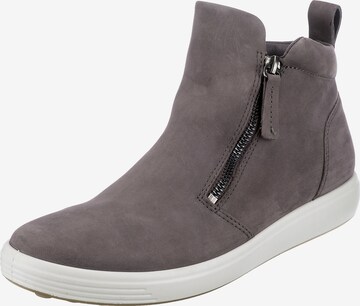 ECCO Ankle Boots in Grey: front