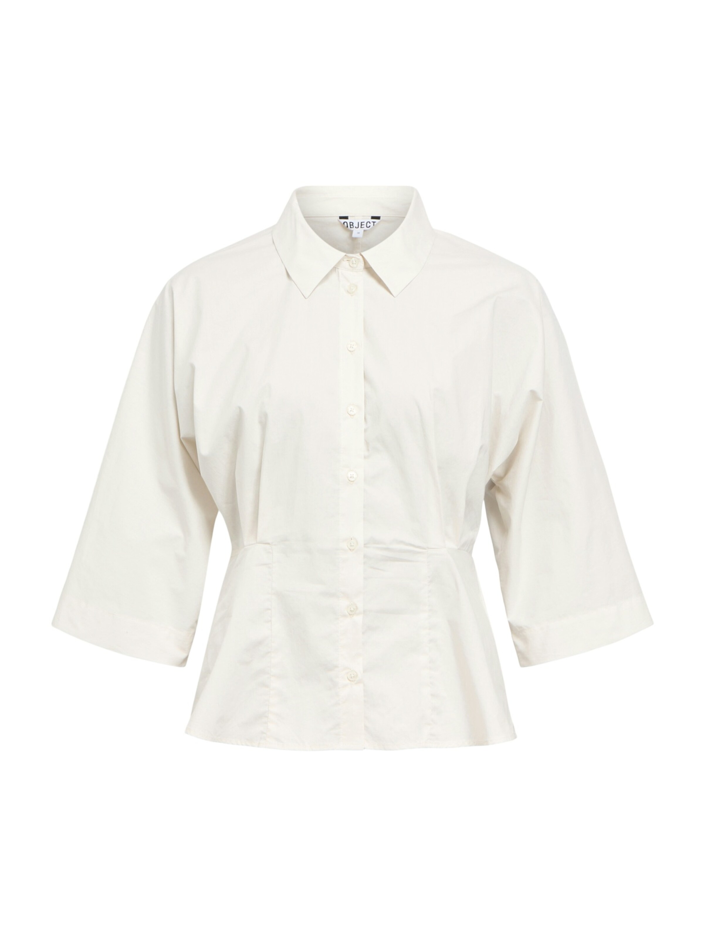 Camicia da donna 'OBJMERLE HOPE' di OBJECT in bianco: frontale